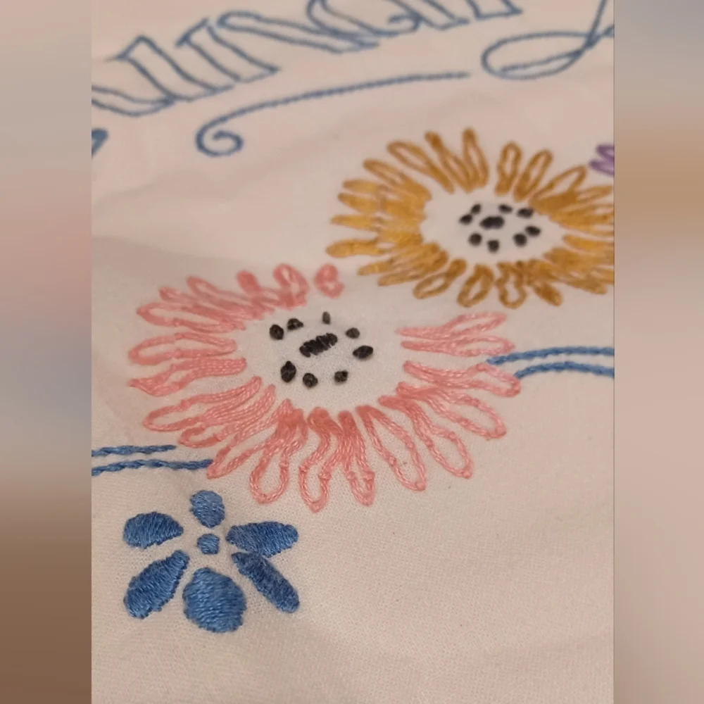 Vintage sweetest embroidered